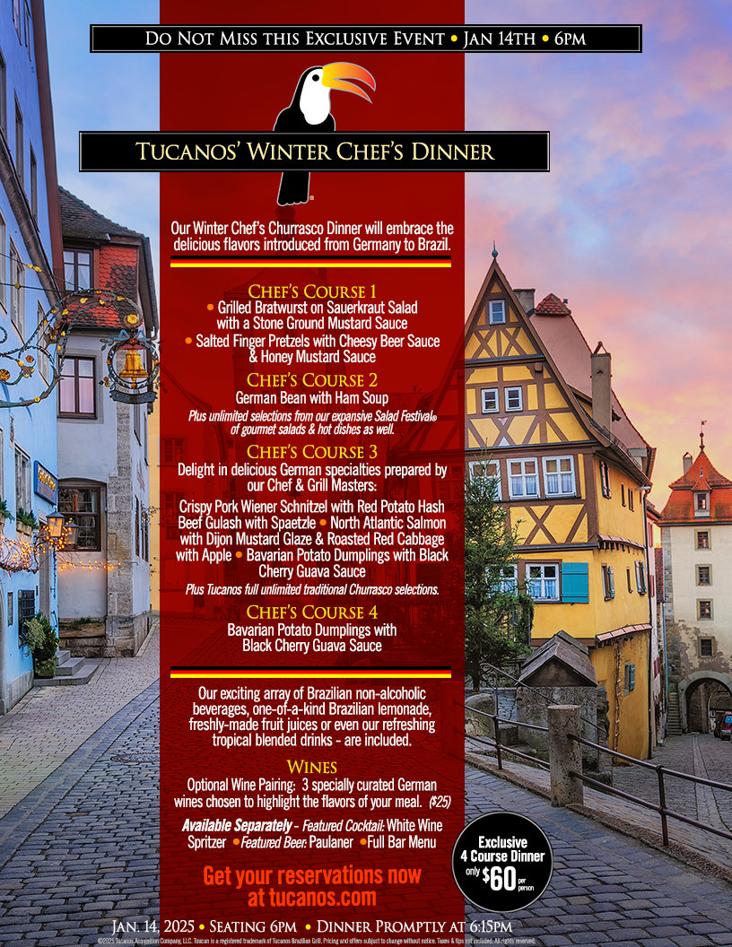Tucanos Chef's Dinner Series